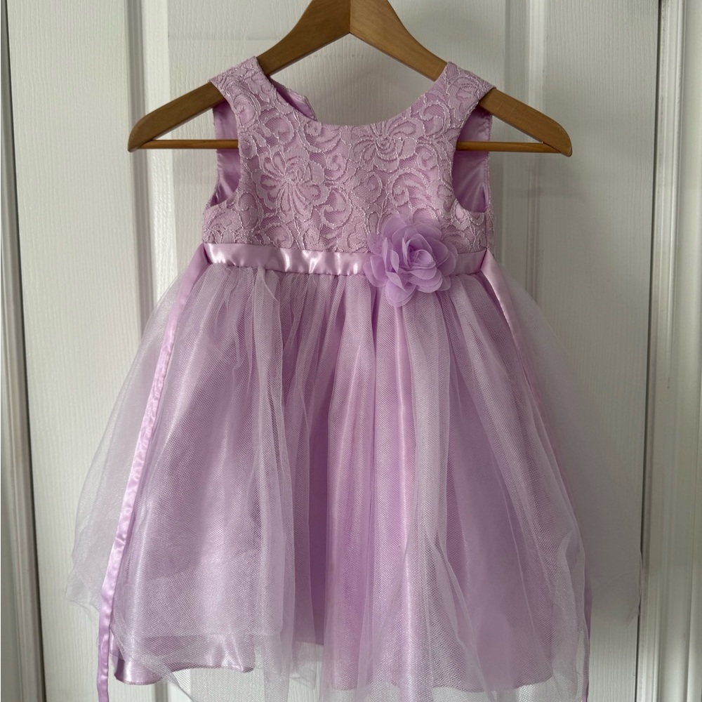 Lavender Lace Kids Dress size 4T